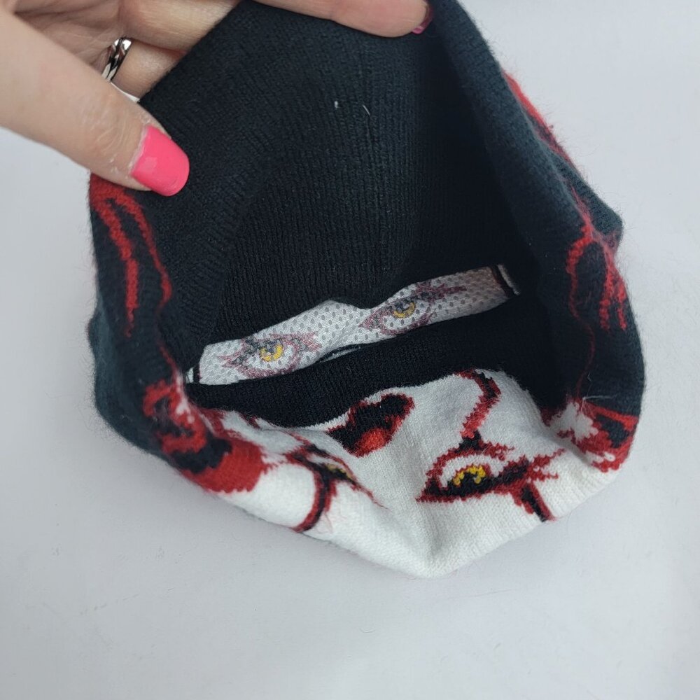 Stephen King Movie IT 2 Beanie Knit Hat‎ Flip Down Mask Ski Cap Pennywise - Picture 3 of 6